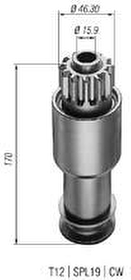 Impulsor de Partida do Motor de Arranque - Zen - 0555 - Unitário