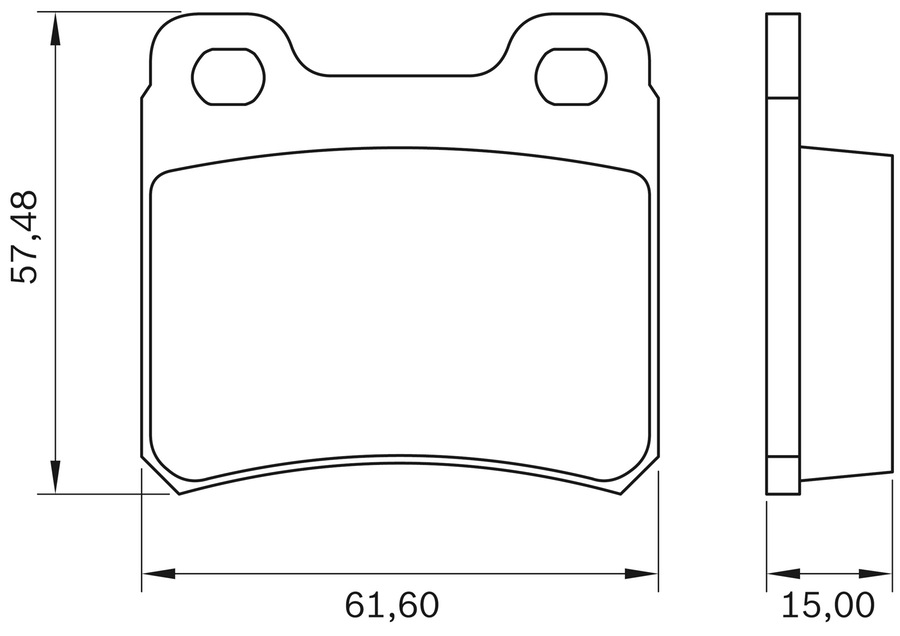 Pastilha de Freio - BB 41 - Bosch - 0986BB0103 - Jogo