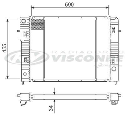 Radiador de Água - Visconde - 12566 - Unitário