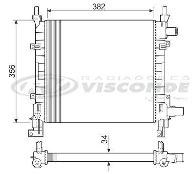 Radiador de Água - Visconde - 12586 - Unitário