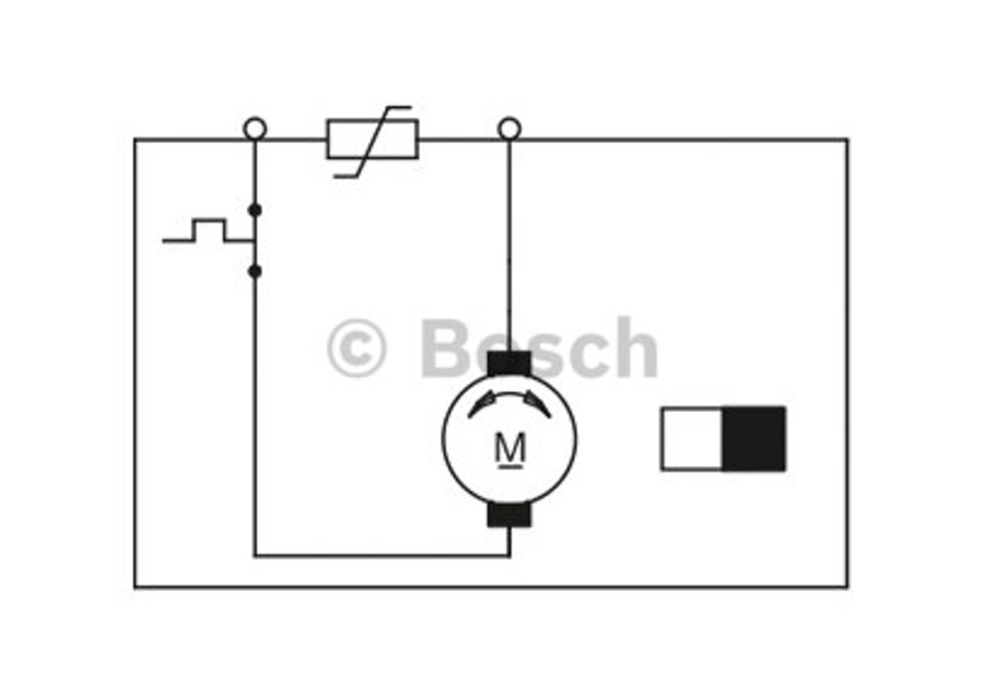 Motor-Reductor Plano - Bosch - 0130821530 - Unitário