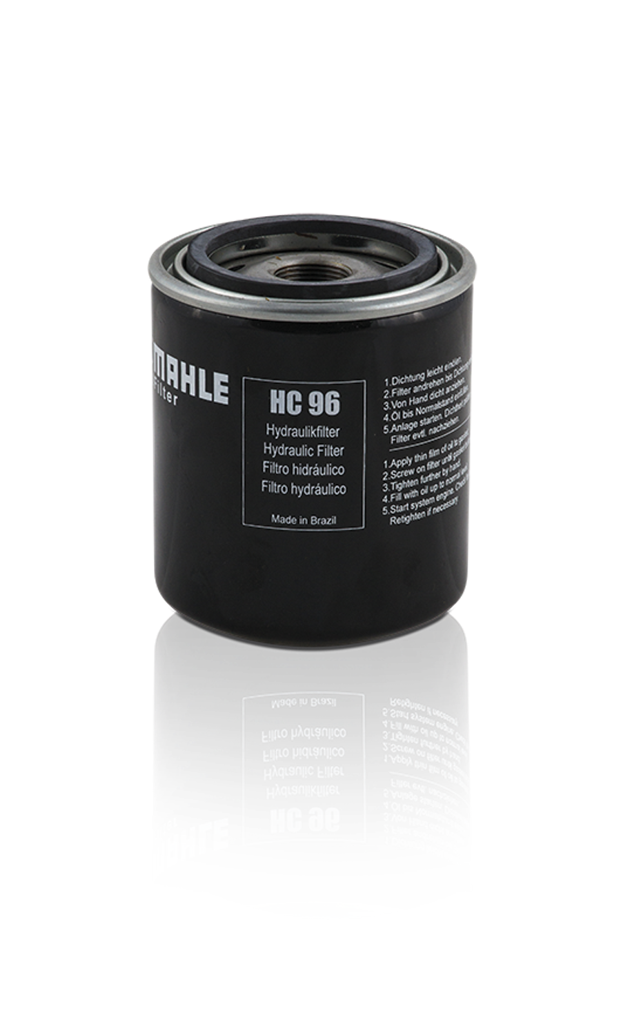 Filtro Blindado de Óleo Hidráulico - MAHLE - HC96 - Unitário