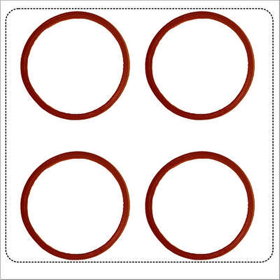 Anel de Vedacao do Coletor de Admissão - Bastos Juntas - 112105 - Unitário