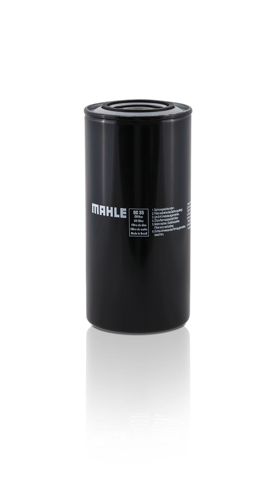 Filtro Blindado de Óleo - MAHLE - OC35 - Unitário
