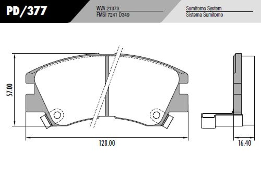 Pastilha de Freio - Fras-le - PD/377 - Jogo
