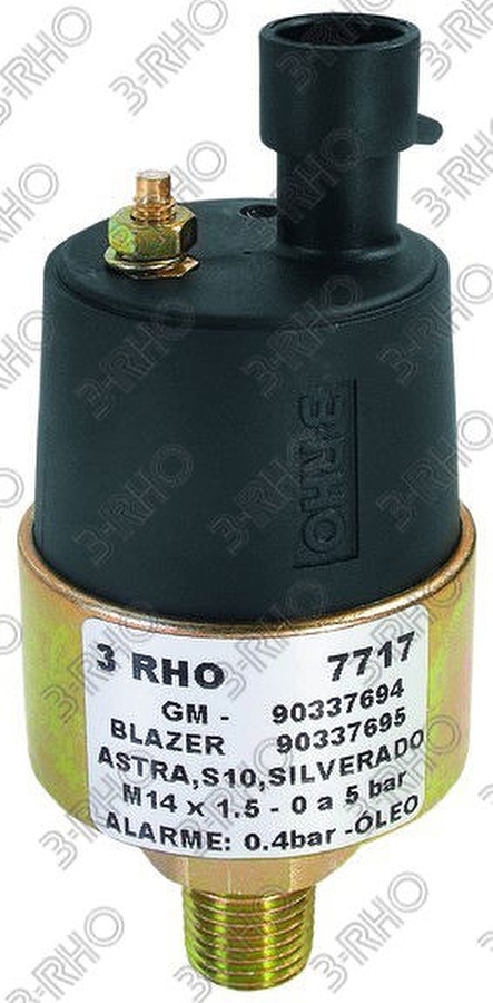 Sensor de Pressão do Óleo - 3-RHO - 7717 - Unitário