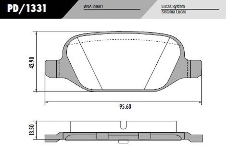 Pastilha de Freio - Fras-le - PD/1331 - Jogo