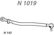 Barra de Direção - Nakata - N 1019 - Unitário