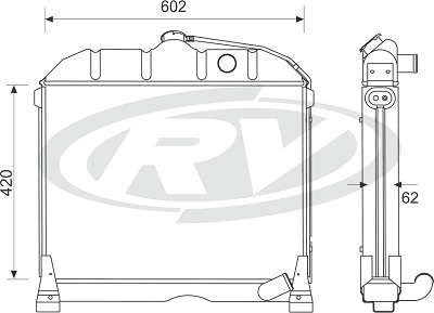 Radiador de Água - Visconde - 19113 - Unitário