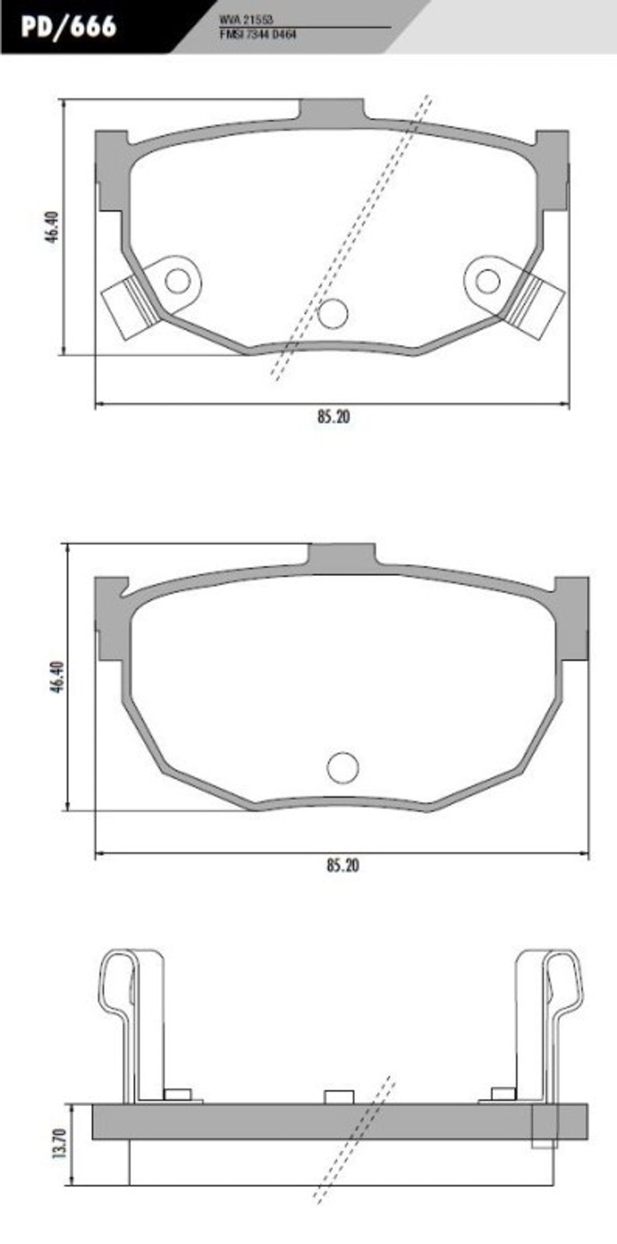 Pastilha de Freio - Fras-le - PD/666 - Jogo