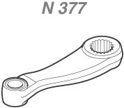 Braço Pitman Dianteiro Esquerdo - Nakata - N 377 - Unitário