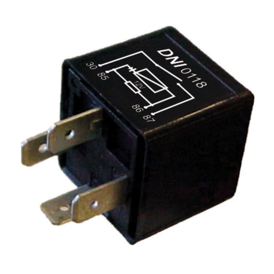 Relé Auxiliar 12V com Diodo e Resistor Vw / Ford 3259074111 - DNI - DNI 0118 - Unitário