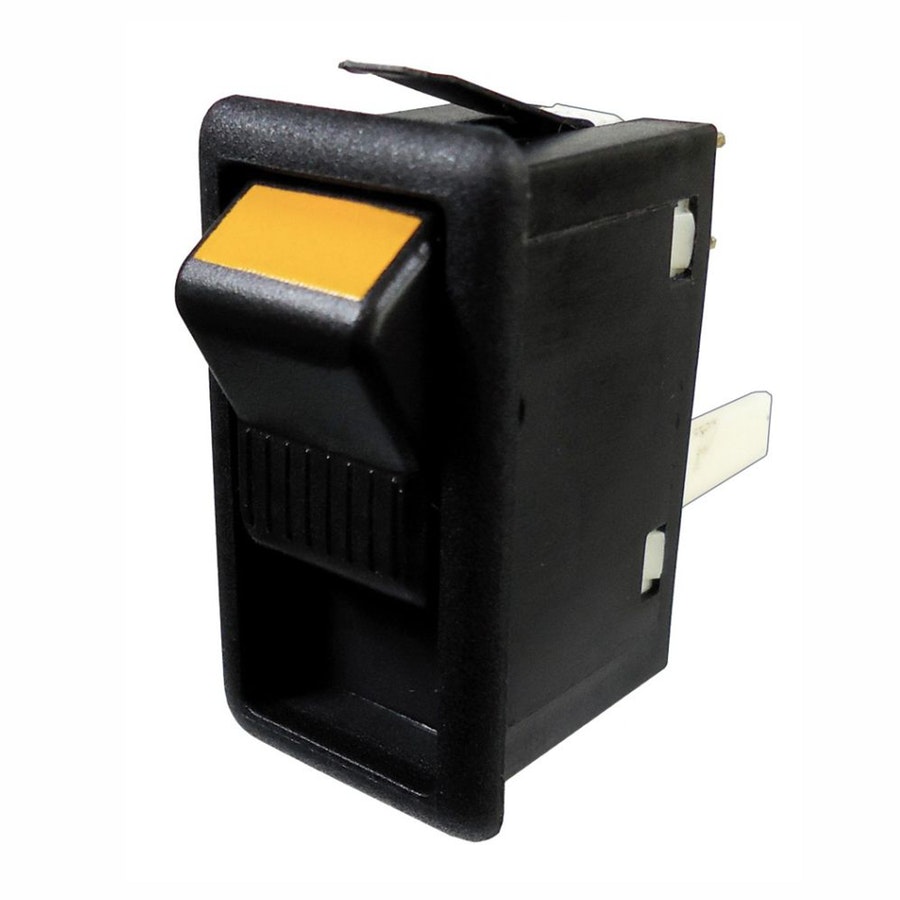 Tecla Universal 2 Posicoes Amarela - Chave Comutadora 4 Terminais - DNI - DNI 2187 - Unitário