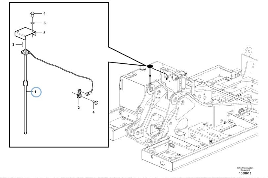 SENSOR - Volvo CE - 14720764 - Unitário