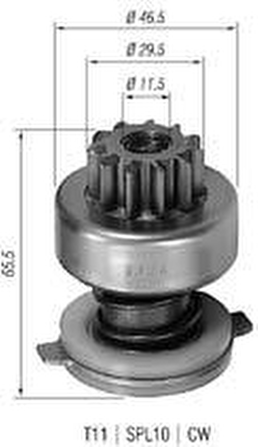 Impulsor de Partida do Motor de Arranque - Zen - 0394 - Unitário