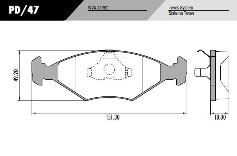 Pastilha de Freio - Fras-le - PD/47 - Jogo