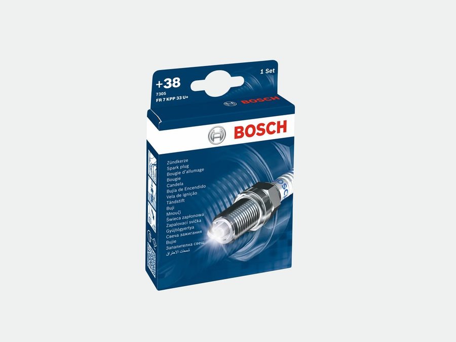 Vela de Ignição SP35 - WR6DCX+ - Bosch - F000KE0P35 - Kit