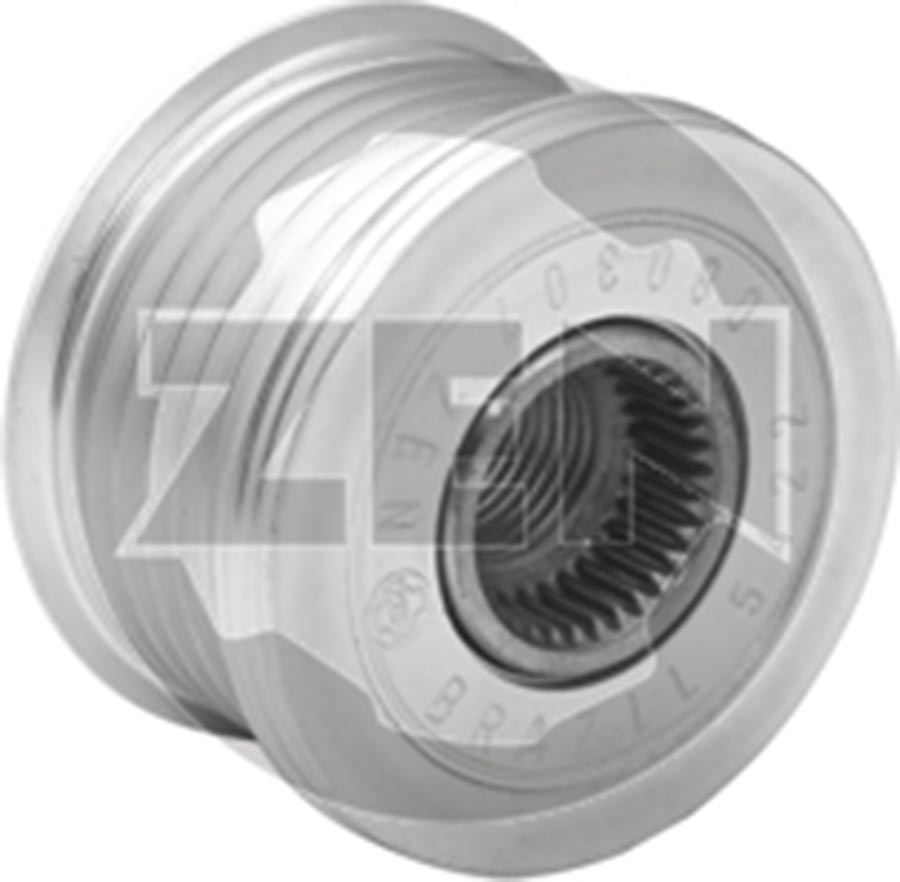 Polia com Roda-Livre para Alternador Automotivo Unidade - Zen - 5422 - Unitário