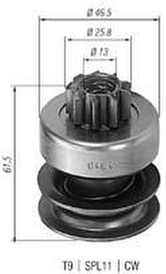 Impulsor de Partida do Motor de Arranque - Zen - 0404 - Unitário