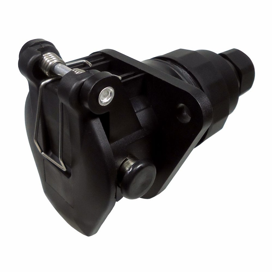 Tomada De Engate Fêmea (Fixa) Redonda 15 Polos C Iluminação. Abs E Rastreador Em Nylon - DNI - DNI 8398 - Unitário