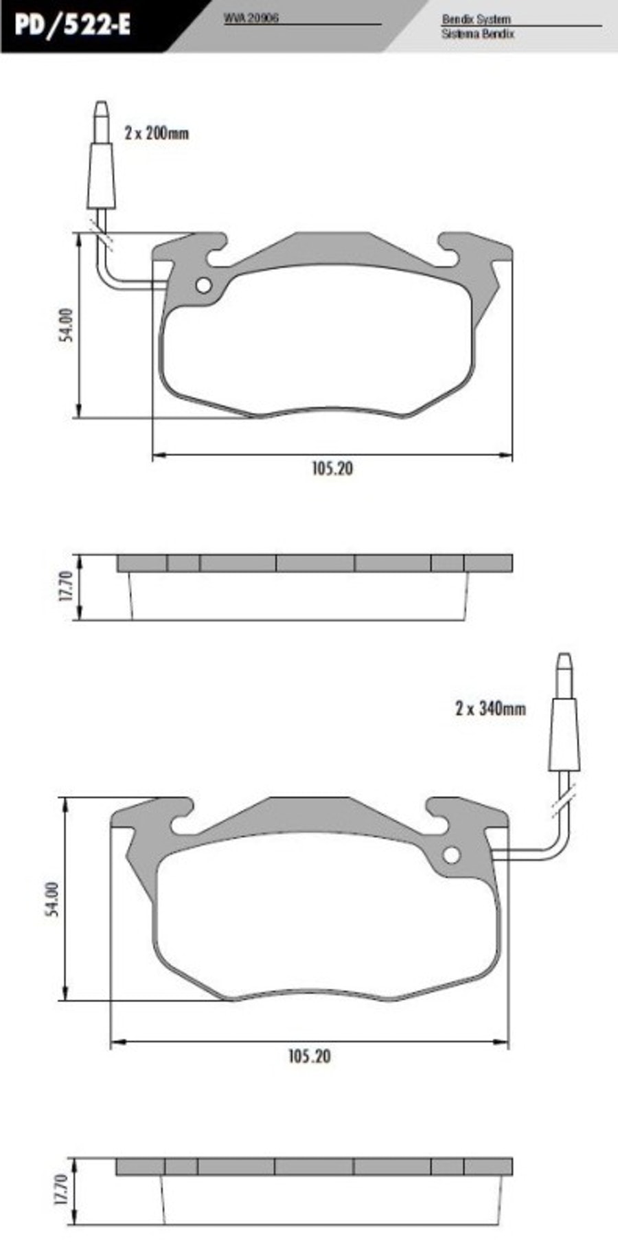 Pastilha de Freio - Fras-le - PD/522-E - Jogo