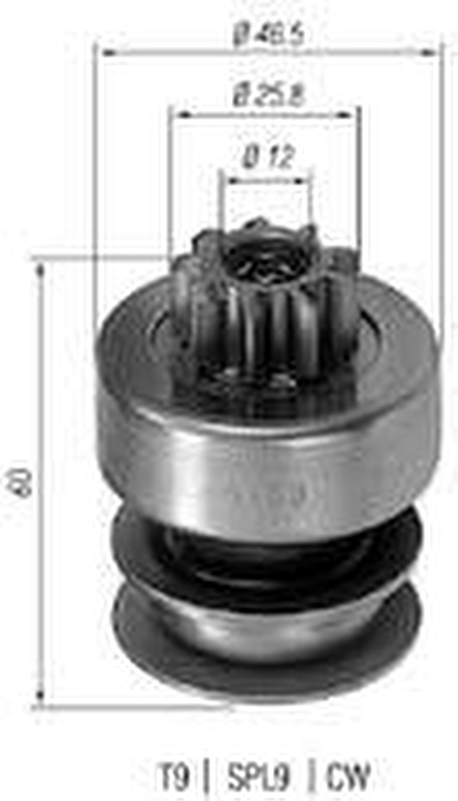 Impulsor de Partida do Motor de Arranque - Zen - 0183 - Unitário