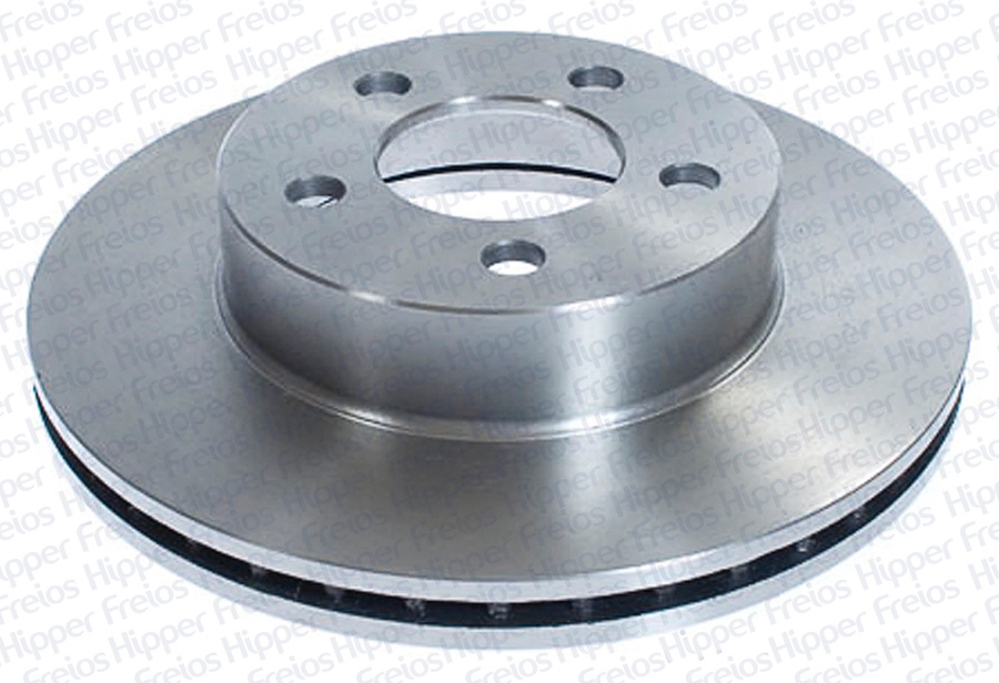 Disco de Freio Ventilado Dianteiro Sem Cubo 286mm 66mm 5 Furos - Hipper Freios - HF 16B - Unitário