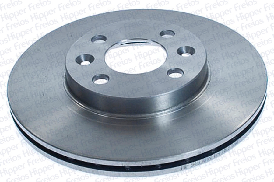 Disco de Freio Ventilado Dianteiro Sem Cubo 259mm 41mm 4 Furos - Hipper Freios - HF 549 - Unitário