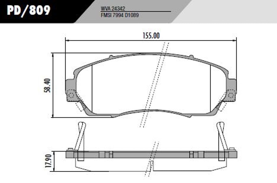 Pastilha de Freio - Fras-le - PD/809 - Jogo