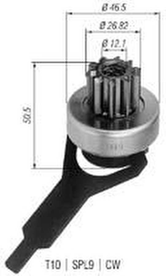 Impulsor de Partida do Motor de Arranque - Zen - 0820 - Unitário