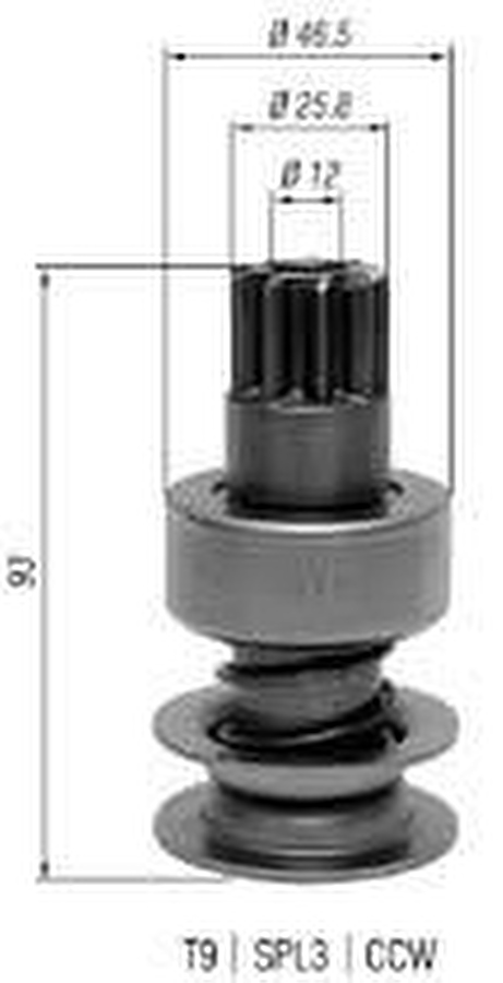 Impulsor de Partida do Motor de Arranque - Zen - 0977 - Unitário