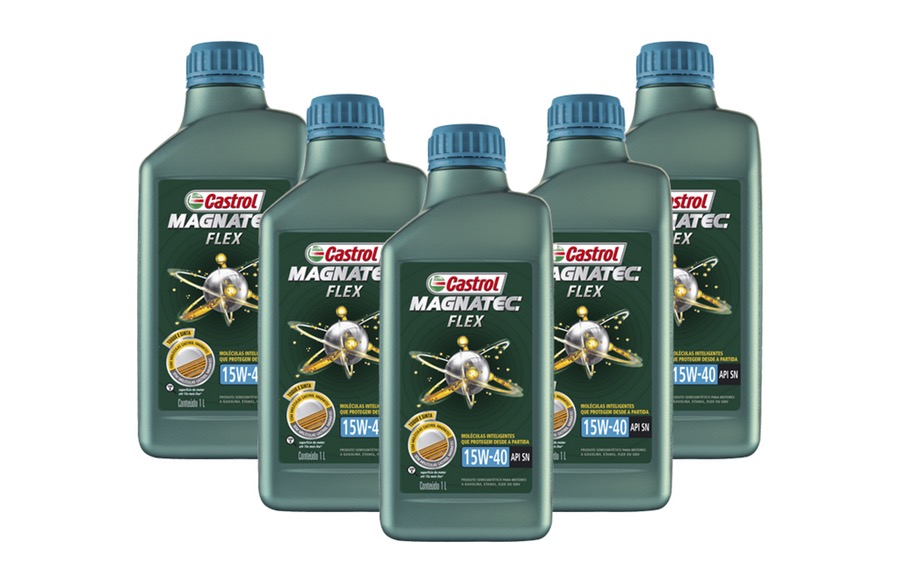 Óleo para Motor Castrol MAGNATEC Flex - 15W40 - Castrol - 33725695 - Unitário