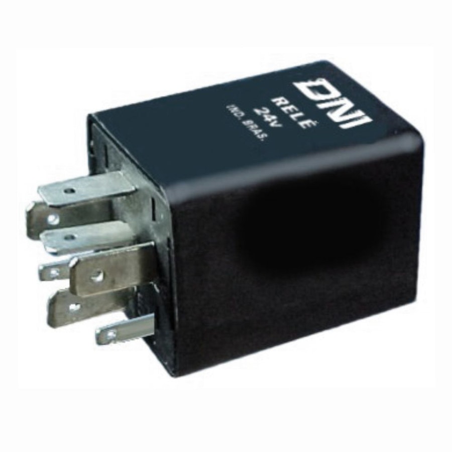 Relé Elevador 3° Eixo Acionamento Sinal Negativo Vw 2R2927103 E Iveco 5801464073 - 24V 7 Term. - DNI - DNI 8536 - Unitário