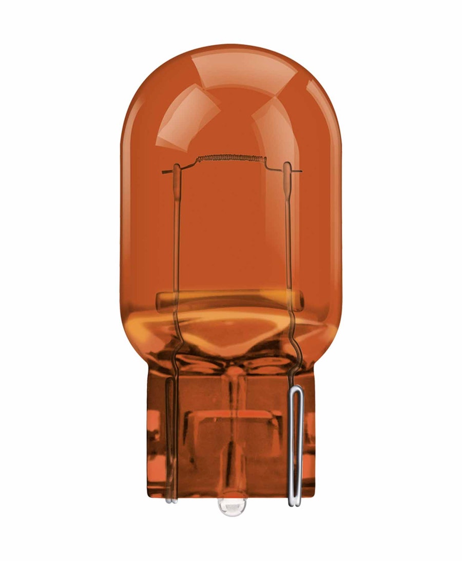 Par Lâmpada Pingão Ambar WY21W 1 Polo - 12 V / 21 W - Osram - 7504 - Unitário