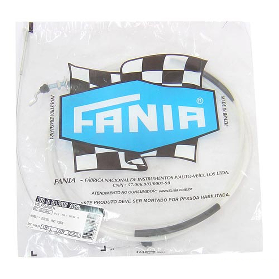 Cabo do Acelerador - Fania - 61-198 - Unitário