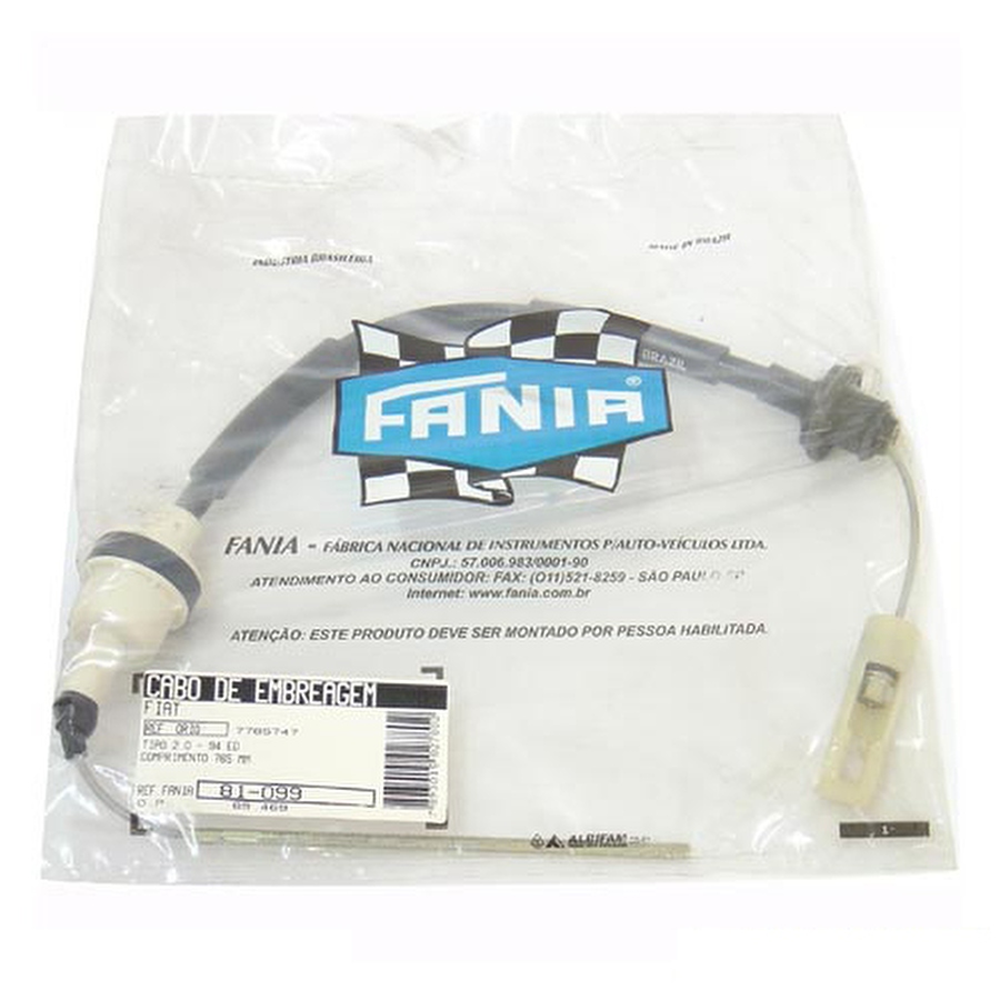 Cabo da Embreagem - Fania - 81-099 - Unitário