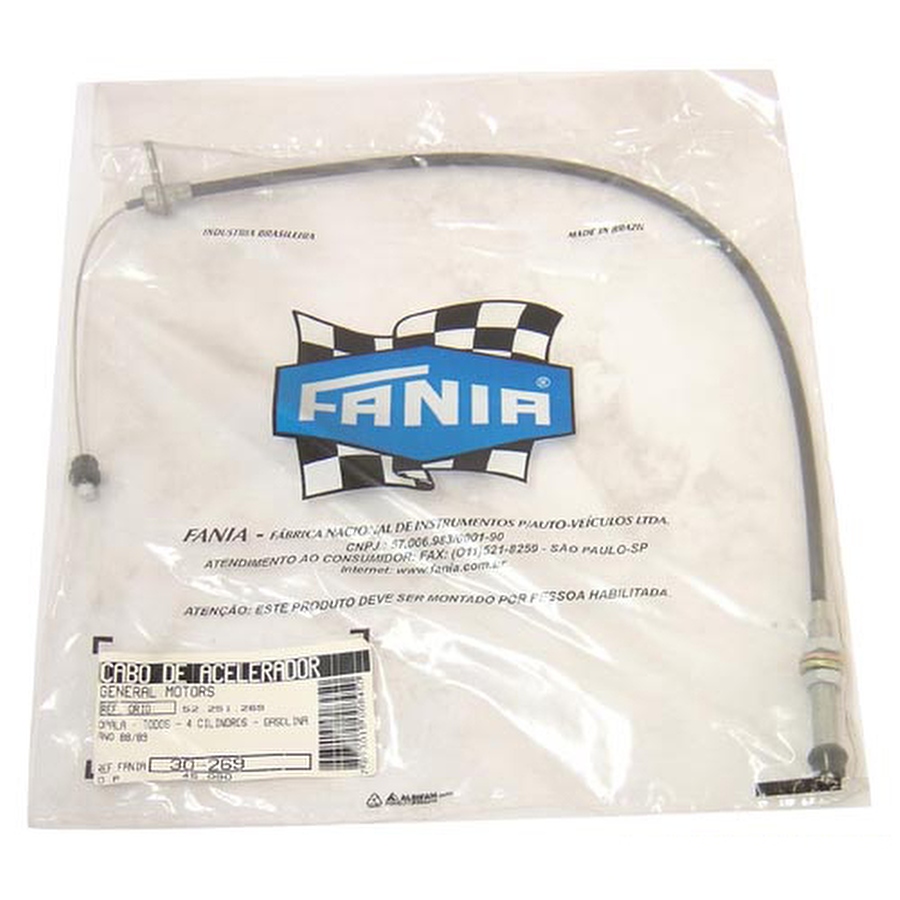 Cabo do Acelerador - Fania - 30-269 - Unitário