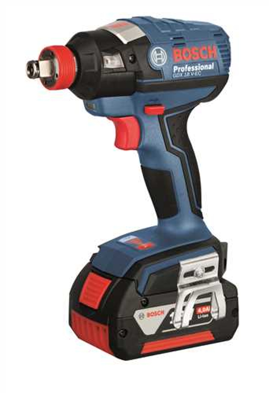 Chave Impacto Bateria GDX 18 V-EC 0-2800RPM 220V 185Nm Encaixe 1/2" - Bosch Equipamentos - 06019B91E0 - Unitário