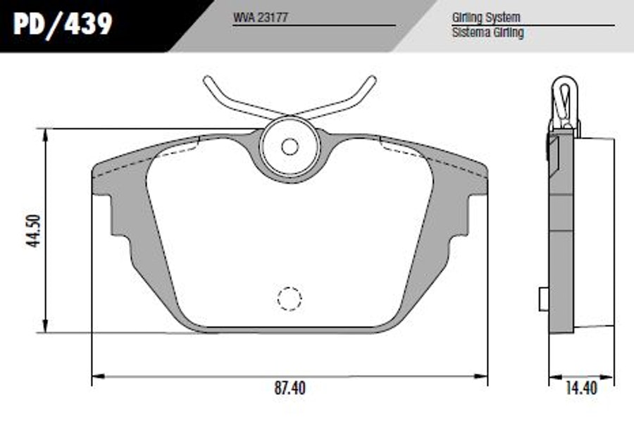 Pastilha de Freio - Fras-le - PD/439 - Jogo