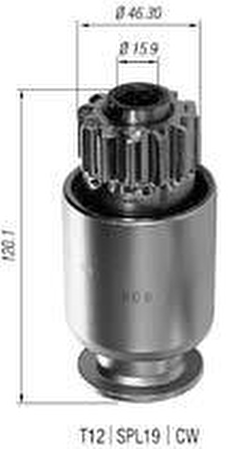 Impulsor de Partida do Motor de Arranque - Zen - 0097 - Unitário