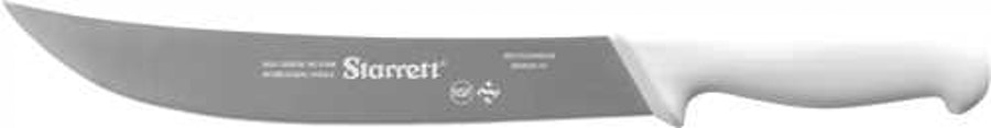 Faca para Carne Refile Aéreo com Lâmina Curvada Larga 25cm - Starrett - BKW205-10 - Unitário