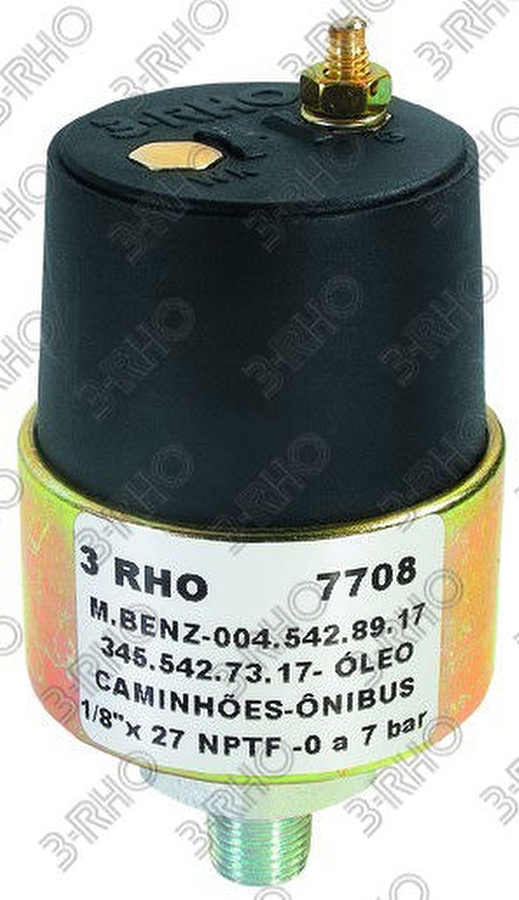Sensor de Pressão do Óleo - 3-RHO - 7708 - Unitário