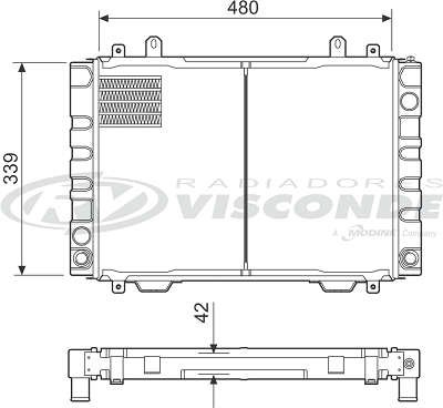 Radiador de Água - Visconde - 19207 - Unitário