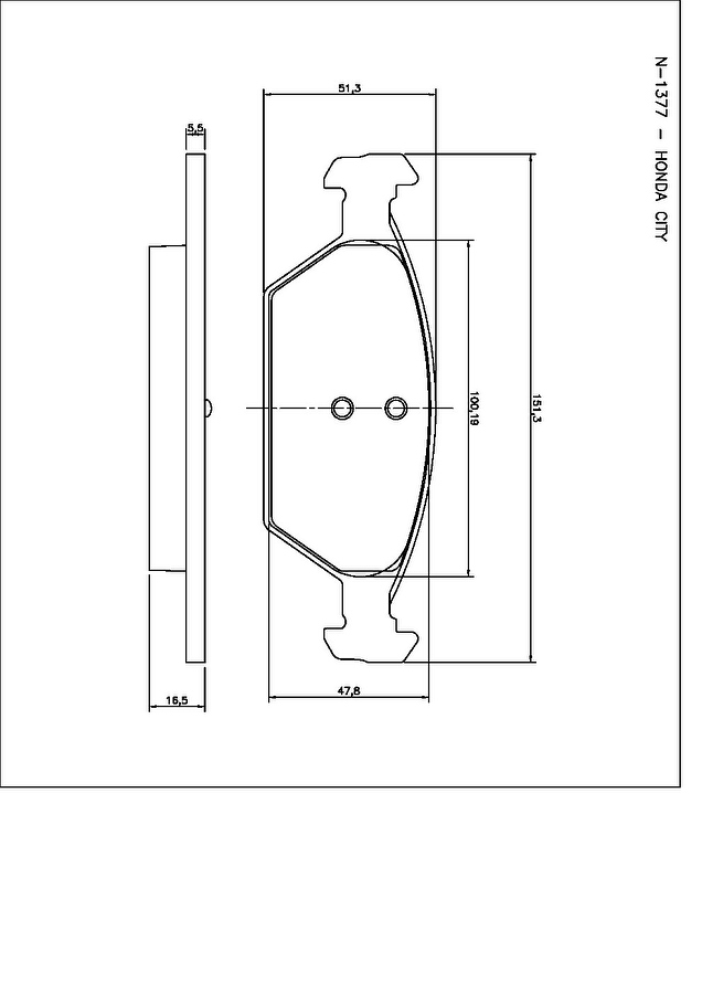 Pastilha de Freio Dianteira - Cobreq - N-1377 - Jogo