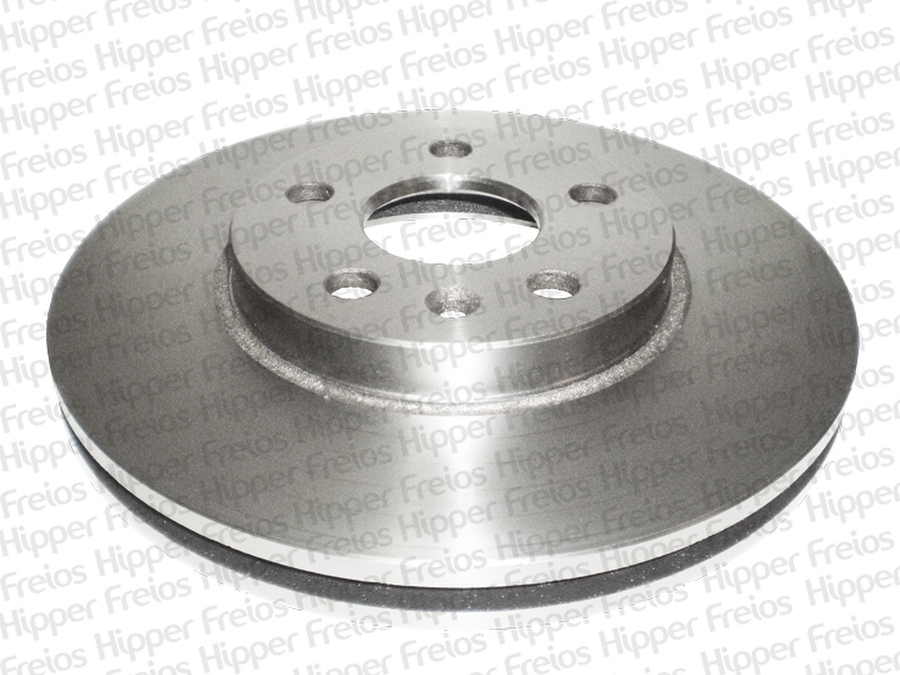 Disco Freio Dianteiro Cruze Turbo 17+ Ventilado 276mm 5 Furos - Hipper Freios - HF 51B - Par