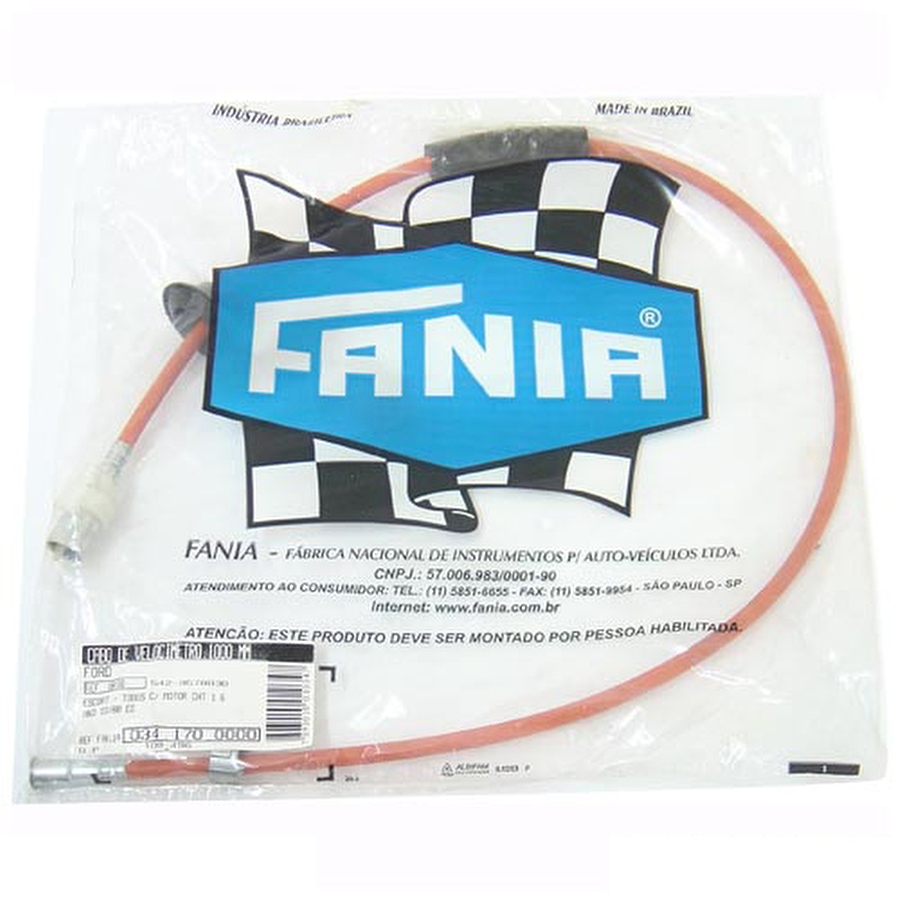Cabo do Velocímetro - Fania - 34-170 - Unitário