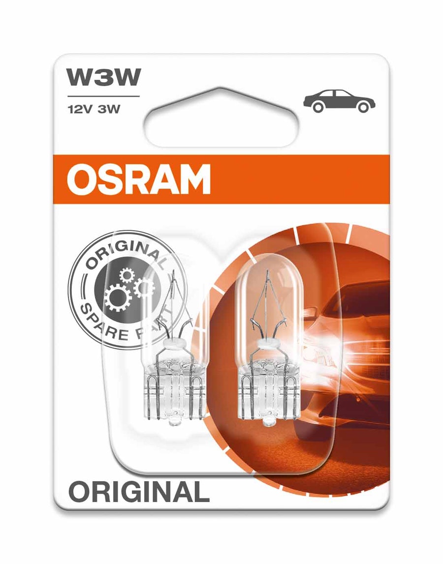 Lâmpada Halógeno W3 - Osram - 2821 - Unitário