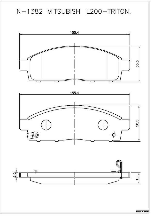 Pastilha de Freio Dianteira - Cobreq - N-1382 - Jogo