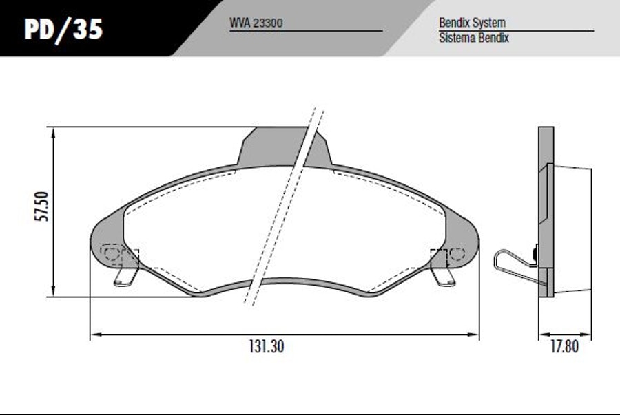 Pastilha de Freio - Fras-le - PD/35 - Jogo