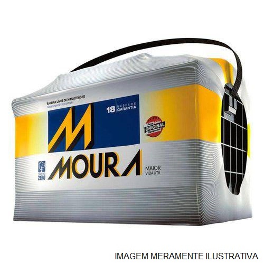 Bateria 80Ah - Moura - M80RE - Unitário